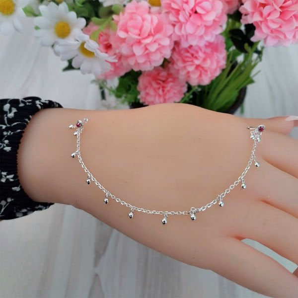 Gümüş Sıkıştırmalı Kulaktan Buruna Küpe Hızma