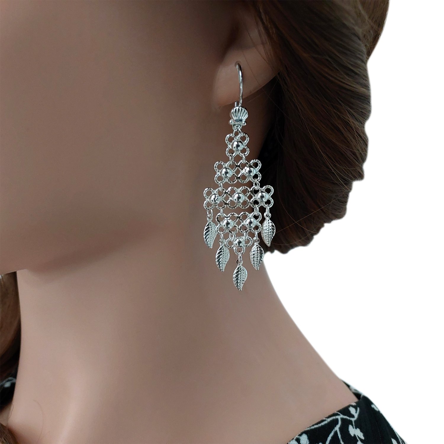 Gümüş Akıtma Küpe