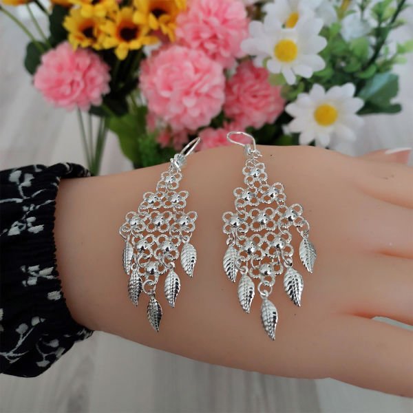 Gümüş Akıtma Küpe