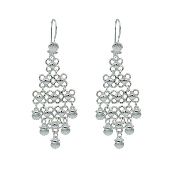 Gümüş Telkari Kişniş Akıtmalı Küpe