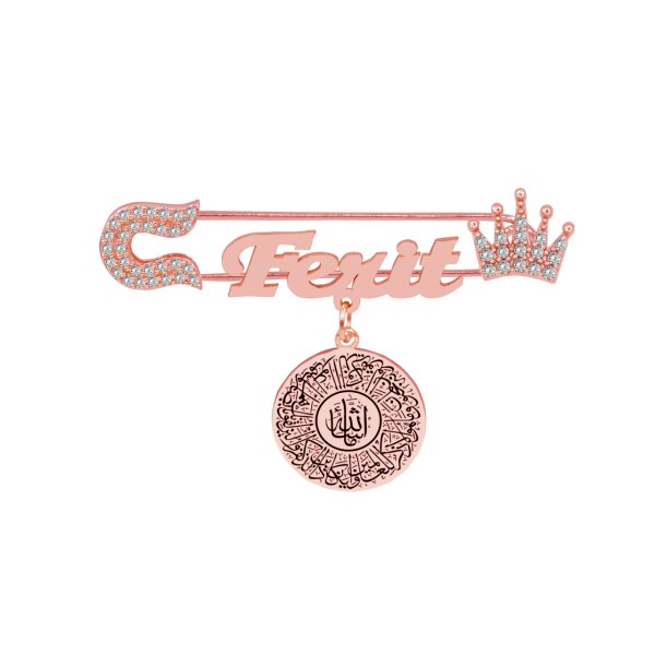 Gümüş Nazar Dualı İsimli Bebek Maşallah İğnesi