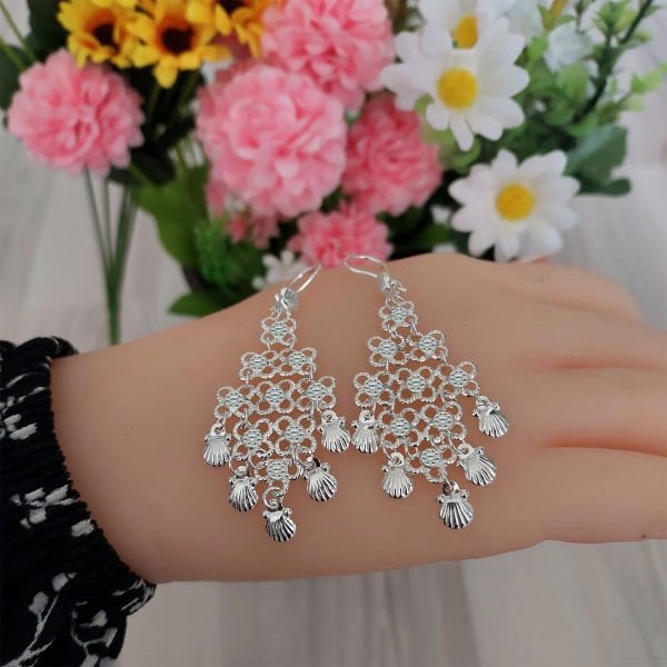 Gümüş Mardin Yöresel Küpe