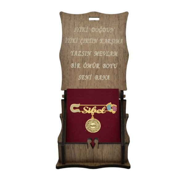 Gümüş Patikli İsimli Bebek Maşallah Nazar İğnesi