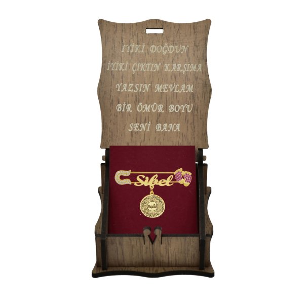 Gümüş Dualı İsimli Bebek Maşallah İğnesi