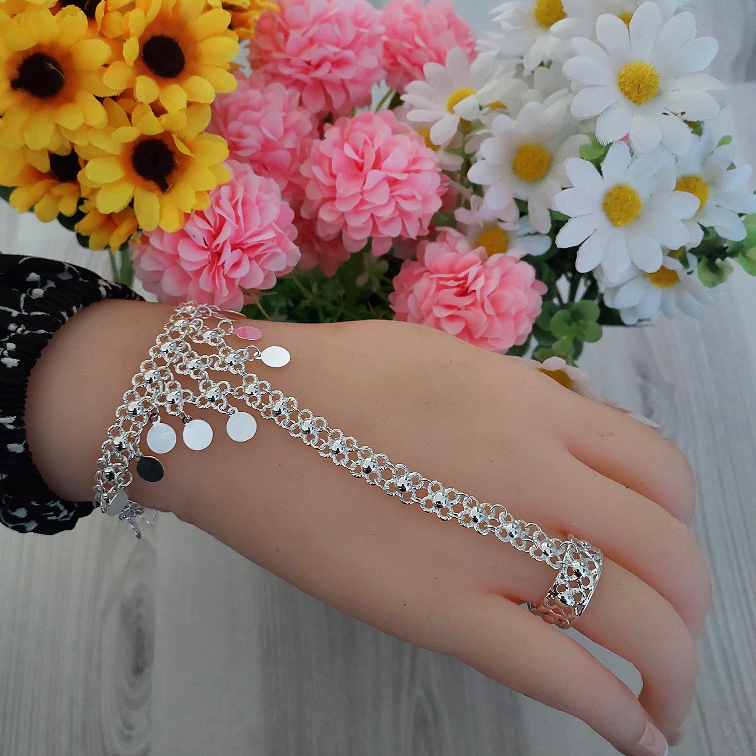 Gümüş Midyat Yöresel Pullu Şahmeran