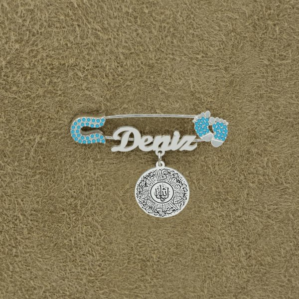 Gümüş Maşallah Bebek İğnesi