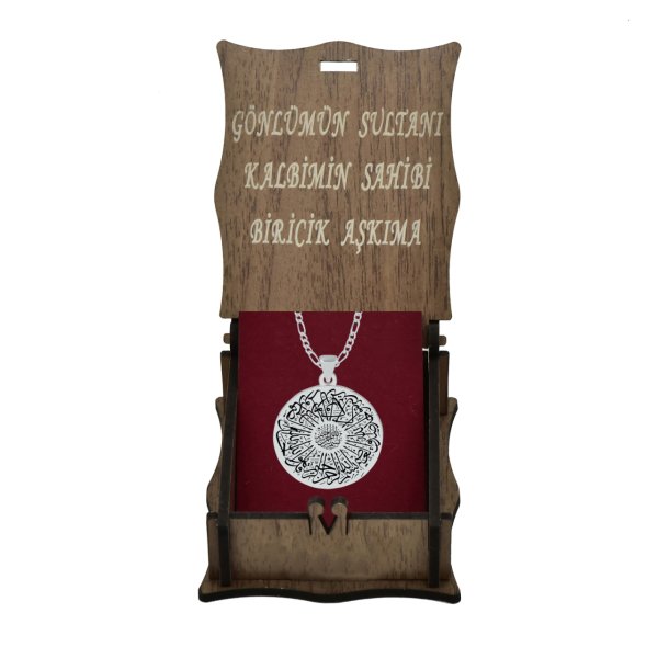 Gümüş İhlas Suresi Erkek Kolye