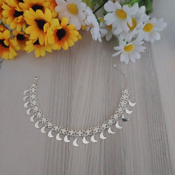 Gümüş Mardin Akıtma Bileklik