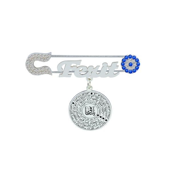 Gümüş Şifa Duası İsimli Bebek Çatal İğne